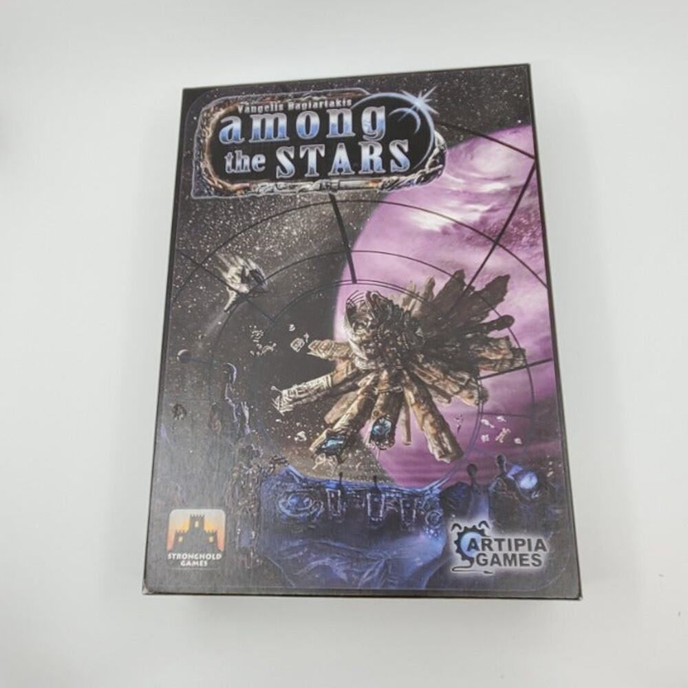 Among the Stars Vangelis Bagiartakis Artipia Games Board Game Complete 2014